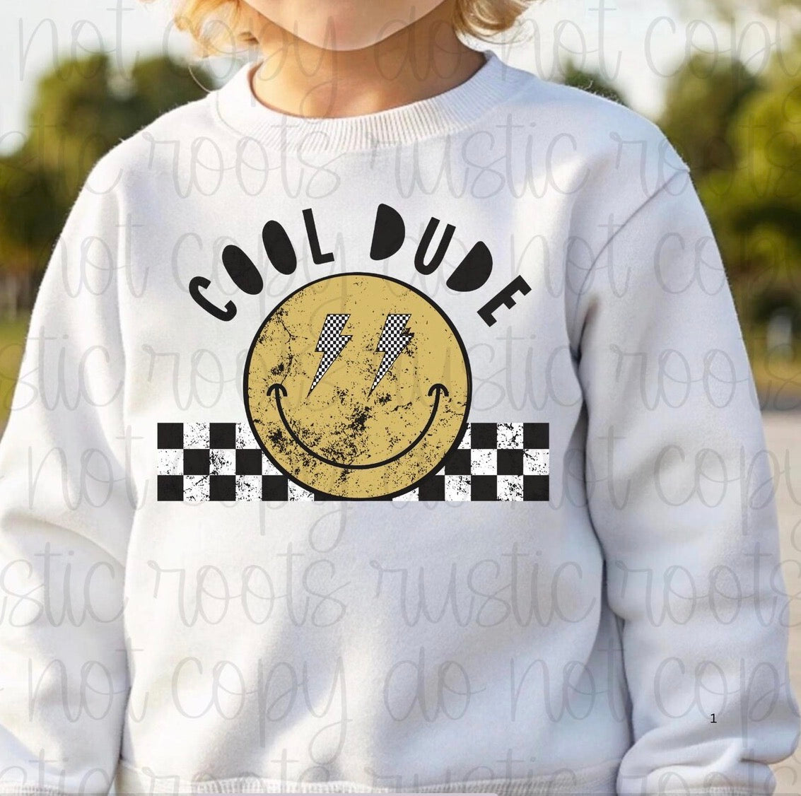 “Cool Dude” Graphic Sweatshirt