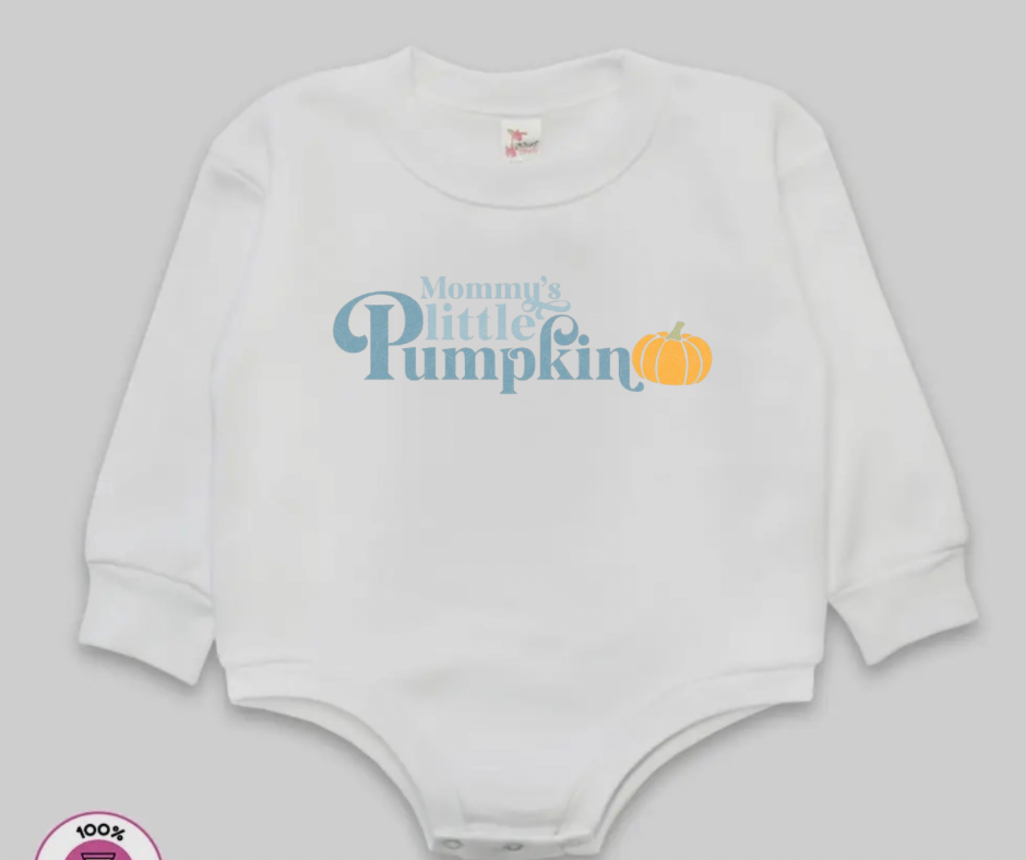 Cozy Bubble Romper- Mommy's Little Pumpkin