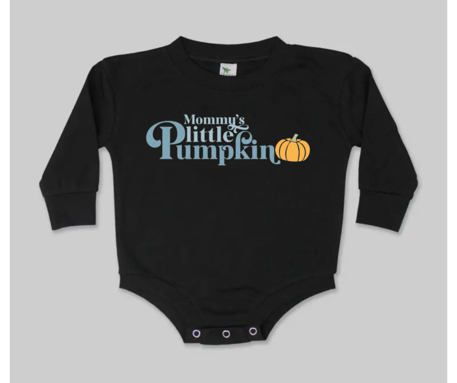 Cozy Bubble Romper- Mommy's Little Pumpkin